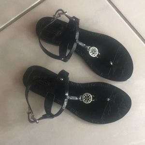Coach black sandals 🖤